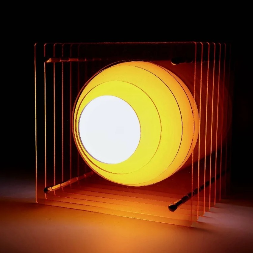 Desk Setup Lighting - DIY Akrylowa Lampa Księżycowa Tysiąc Warstw