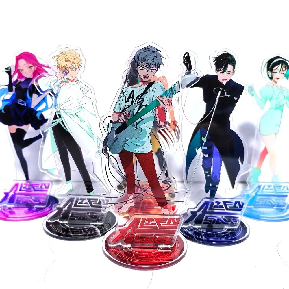 Desk Setup Kawaii - Akrylowy stojak Kawaii Alien Stage Luka