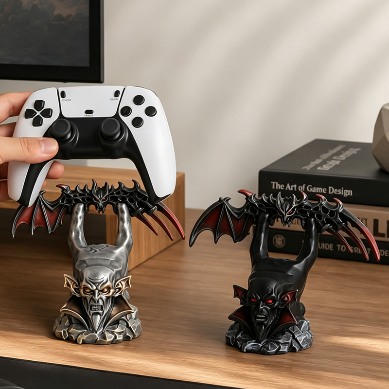 Desk Setup Xbox - Straszny uchwyt na kontroler w kształcie