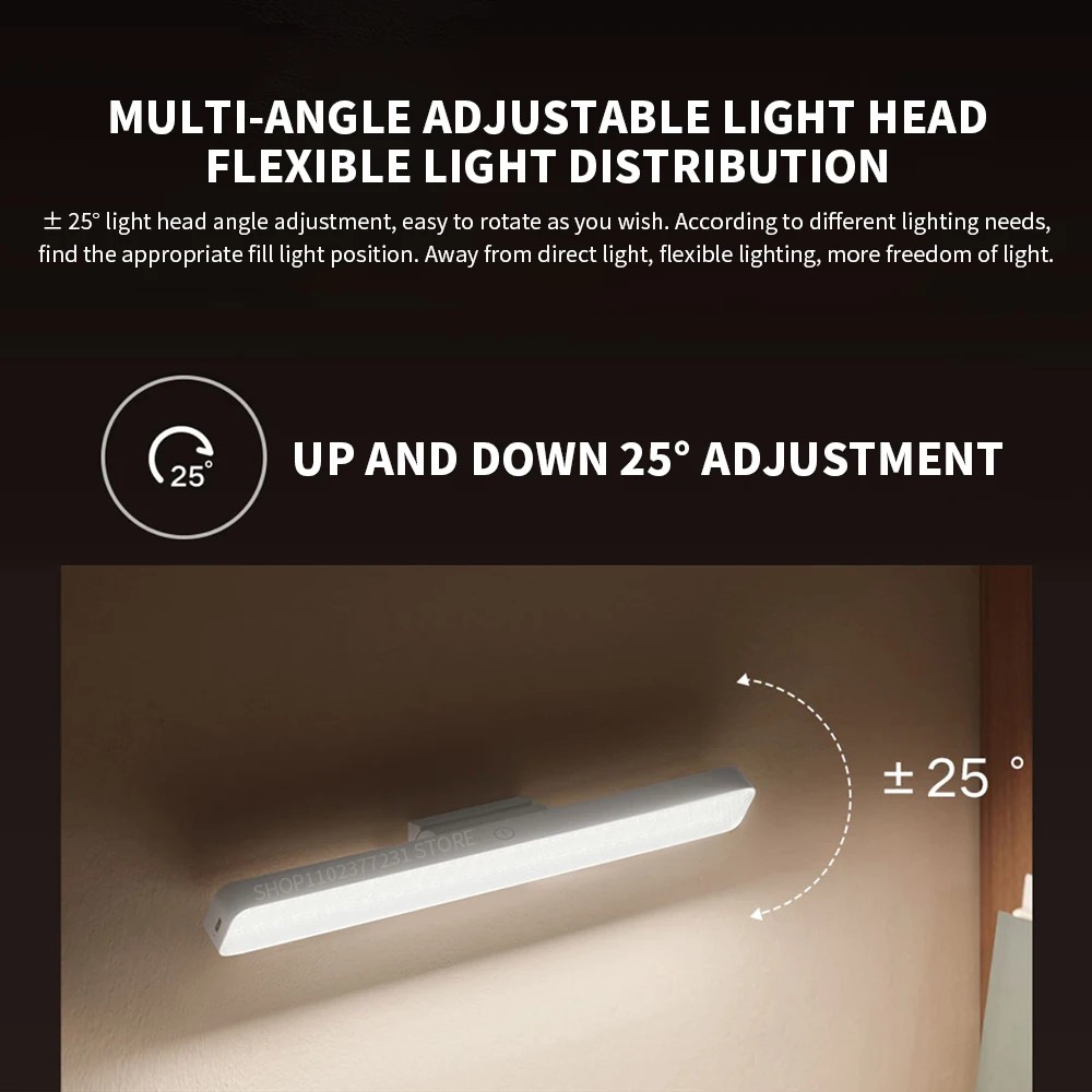 Lampa do czytania magnetyczna  – Desk Setup Lighting recenzja i cena
