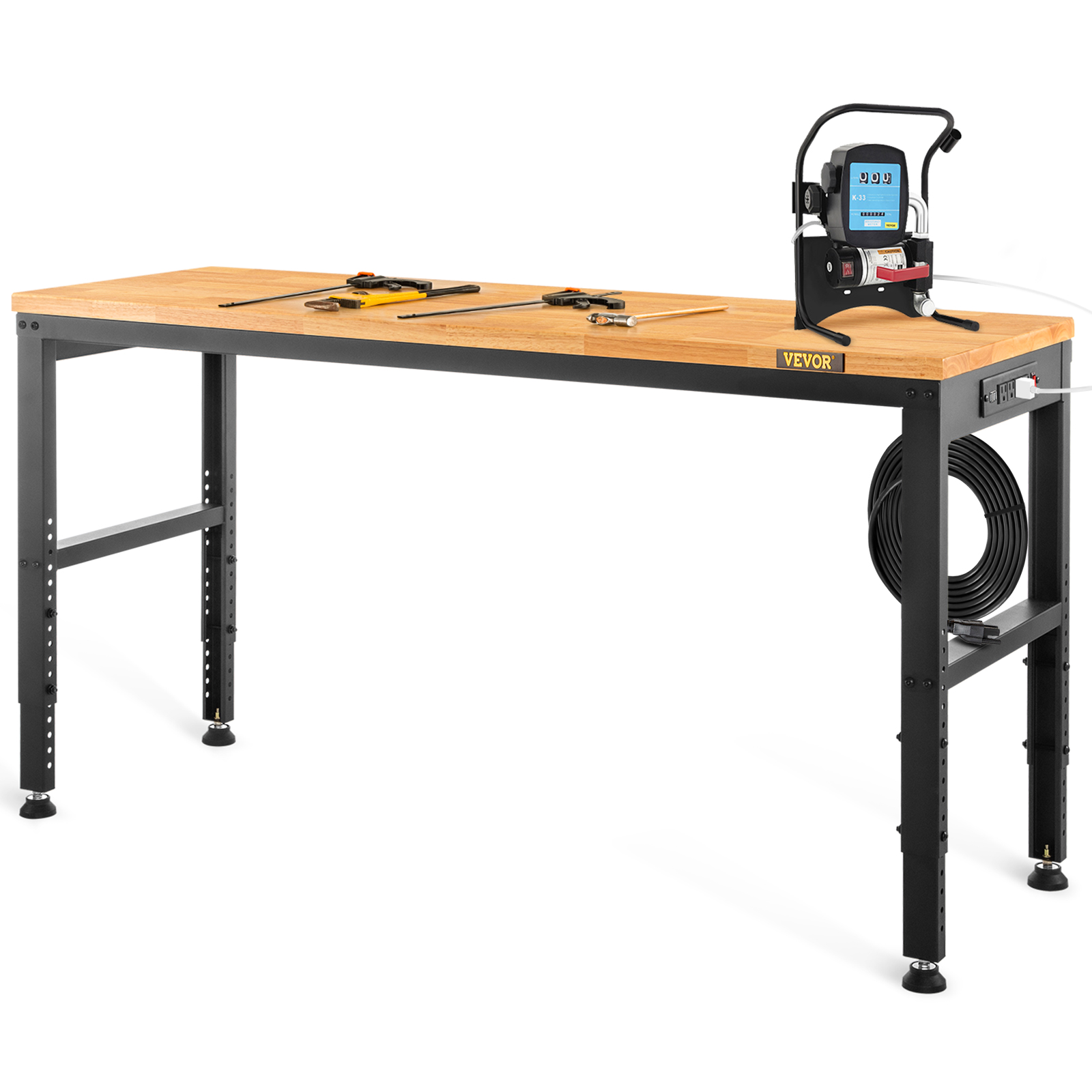 SucceBuy 72cm Stół warsztatowy – Desk Setup Oak recenzja i cena